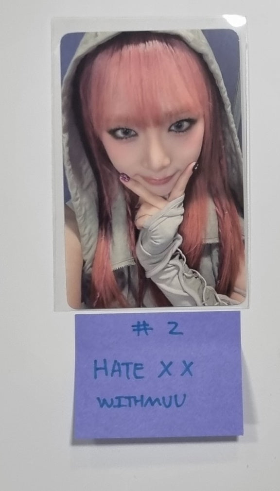 Yena "HATE XX" - Withmuu Fansign Event Photocard Round 2 - HALLYUSUPERSTORE