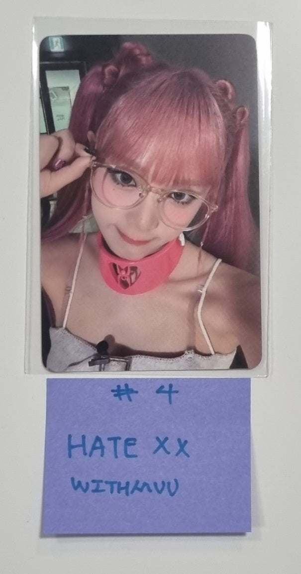 Yena "HATE XX" - Withmuu Fansign Event Photocard Round 2 - HALLYUSUPERSTORE