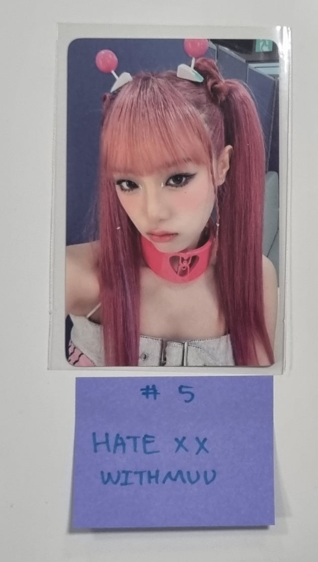 Yena "HATE XX" - Withmuu Fansign Event Photocard Round 2 - HALLYUSUPERSTORE
