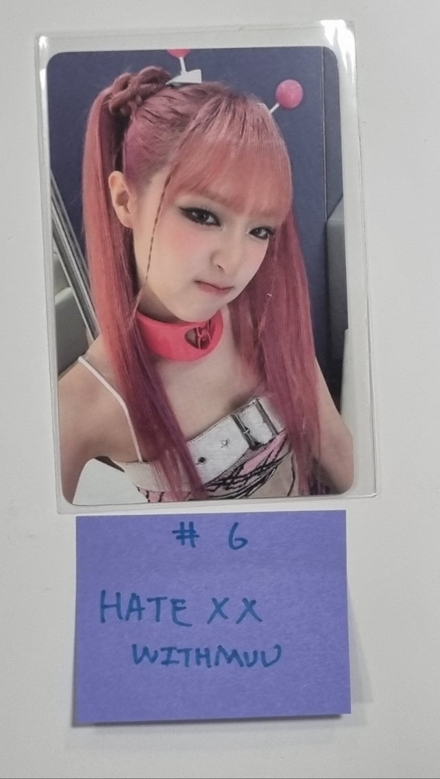 Yena "HATE XX" - Withmuu Fansign Event Photocard Round 2 - HALLYUSUPERSTORE