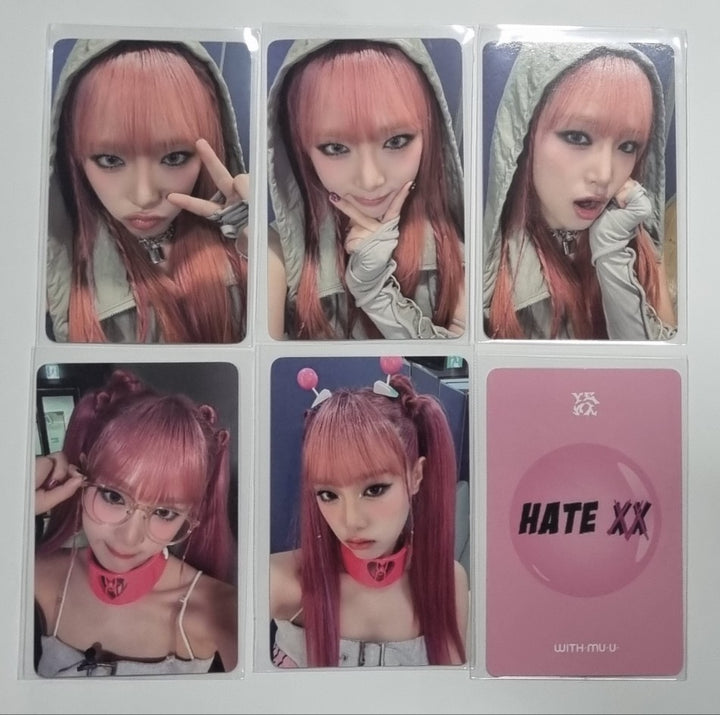Yena "HATE XX" - Withmuu Fansign Event Photocard Round 2 - HALLYUSUPERSTORE