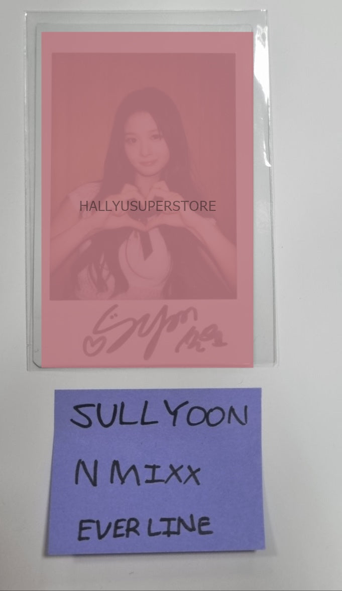 Sullyoon (Of NMIXX) "A Midsummer NMIXX’s Dream" - Hand Autographed(Signed) Polaroid - HALLYUSUPERSTORE