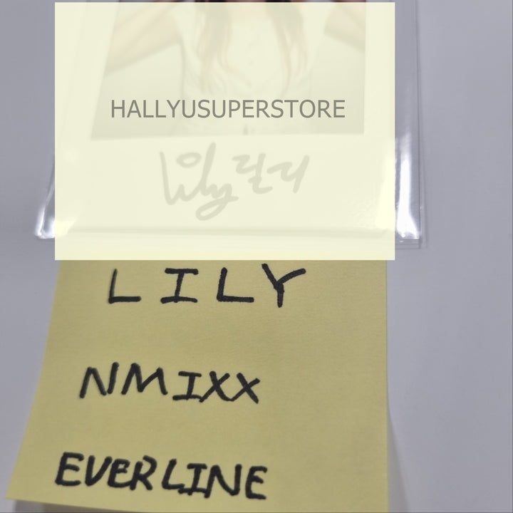 Lily (Of NMIXX) "A Midsummer NMIXX’s Dream" - Hand Autographed(Signed) Polaroid - HALLYUSUPERSTORE