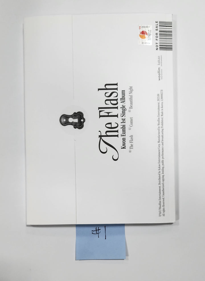 Kwon Eunbi 1st single "The Flash" - Hand Autographed(Signed) Promo Album - HALLYUSUPERSTORE