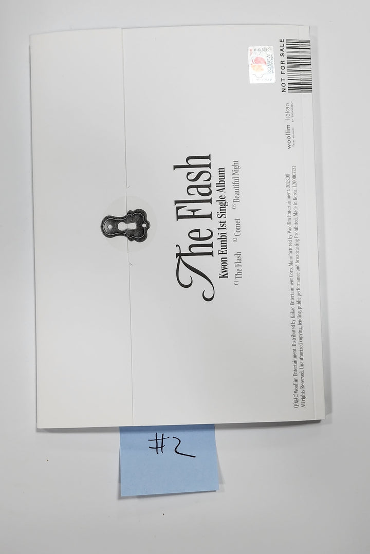 Kwon Eunbi 1st single "The Flash" - Hand Autographed(Signed) Promo Album - HALLYUSUPERSTORE