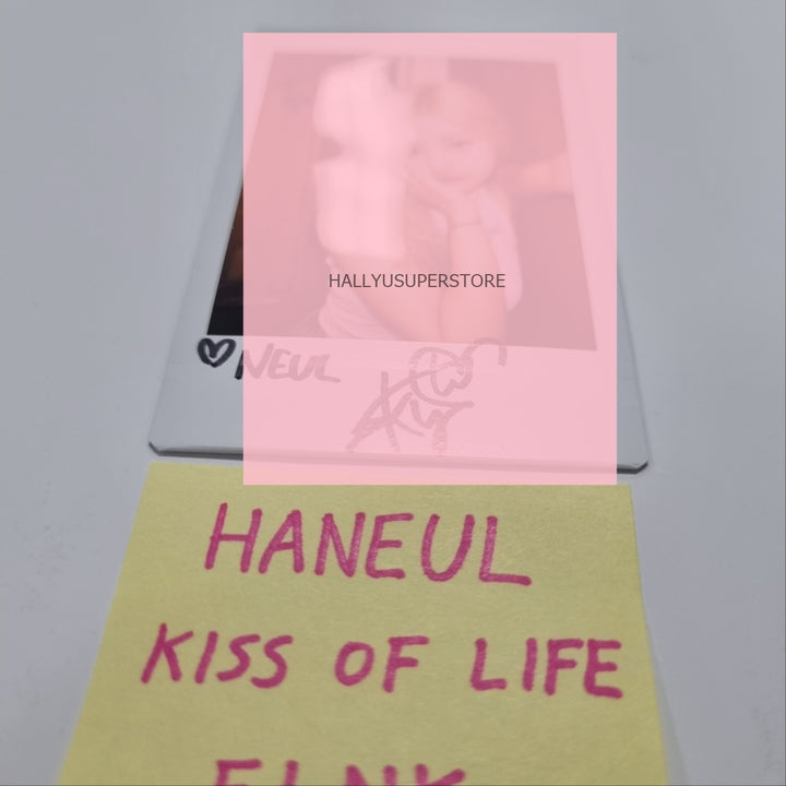 HANEUL (Of KISS OF LIFE) "KISS OF LIFE" - Hand Autographed(Signed) Polaroid - HALLYUSUPERSTORE