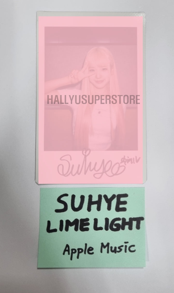 SUHYE (Of LIMELIGHT) "MADELEINE" - Hand Autographed(Signed) Polaroid - HALLYUSUPERSTORE