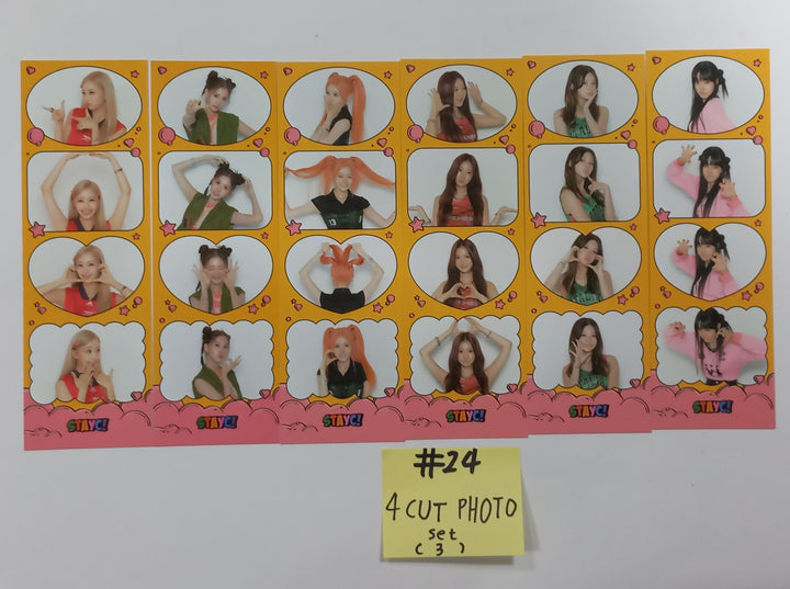 STAYC "TEENFRESH" - Official Photocard, 4 Cut Photo, Folding Poster Set (6EA) - HALLYUSUPERSTORE