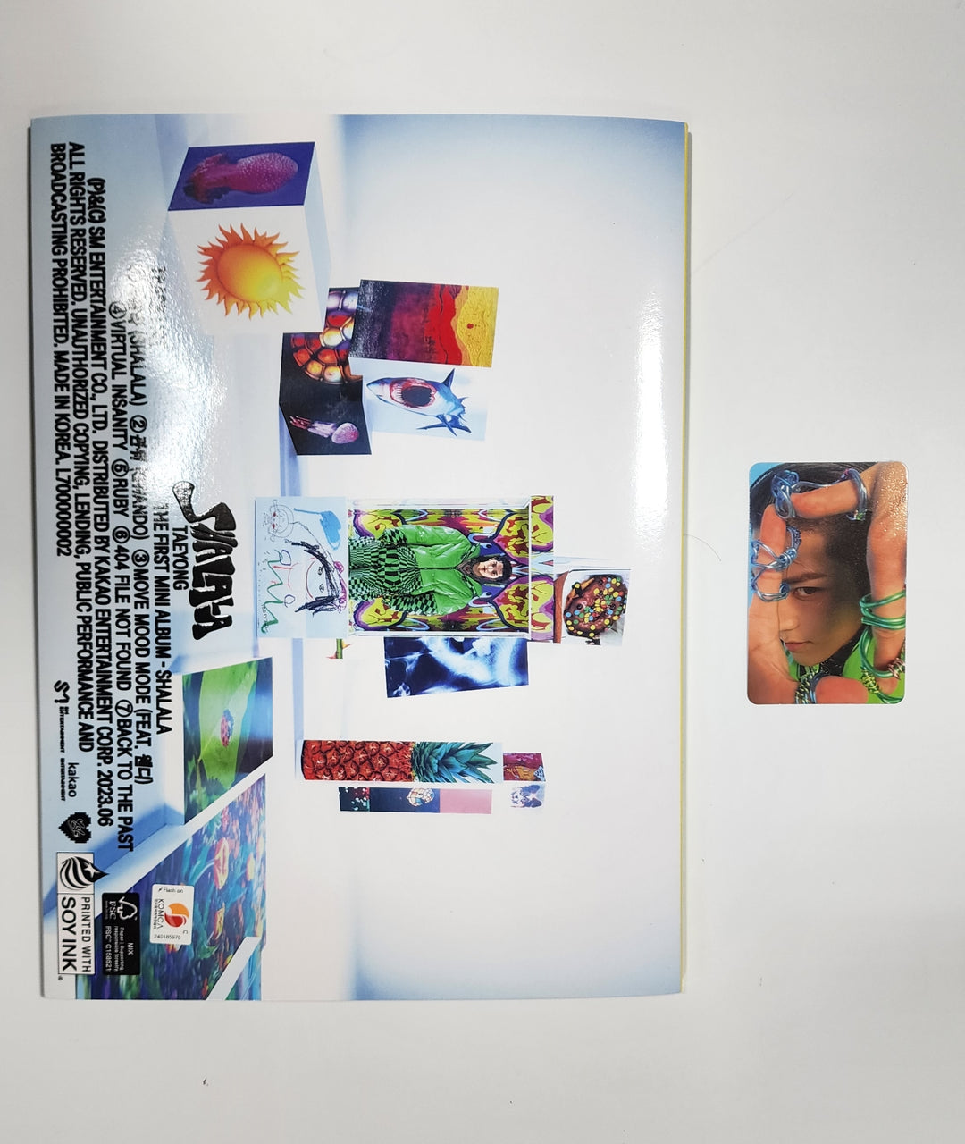 TAEYONG "SHALALA" - Hand Autographed(Signed) Album - HALLYUSUPERSTORE