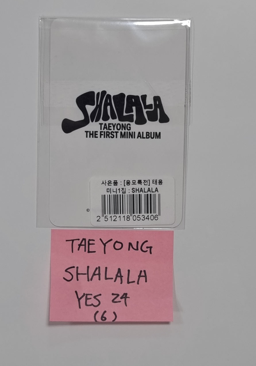 TAEYONG "SHALALA" - Yes24 Fansign Event Photocard [23.08.22]