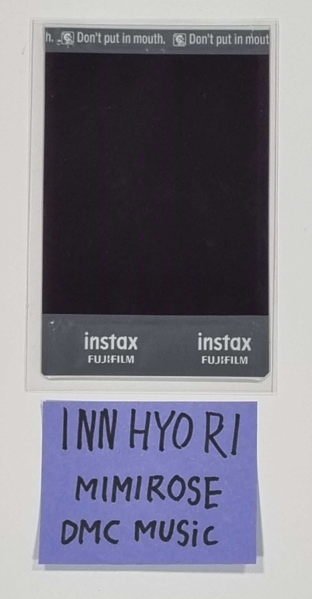 INN HYORI (Of Mimiirose) "LIVE" - Hand Autographed(Signed) Polaroid [23.10.13]