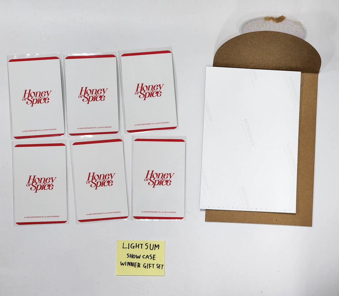 Lightsum 'Honey or Spice' - Show Case Winner Gift Photocards Set (6EA) & 4 Cut Photo [23.10.16]