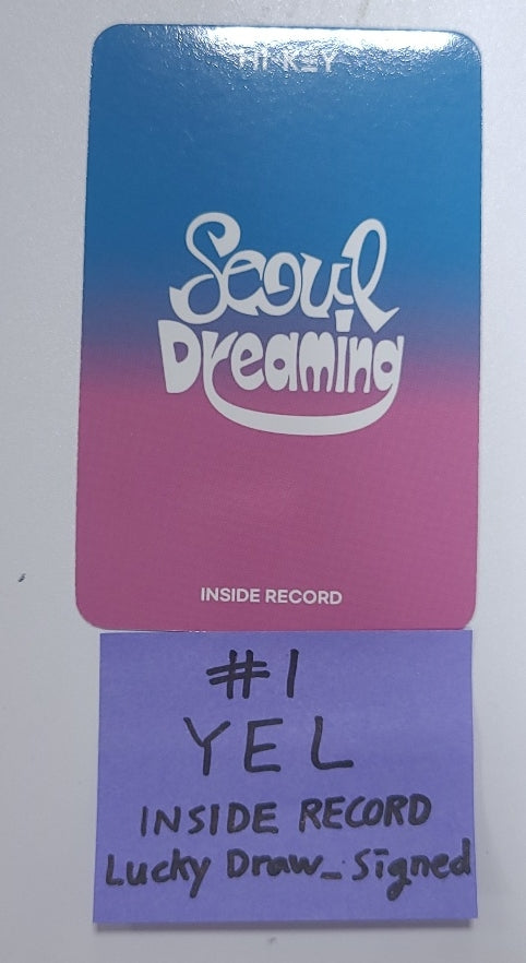 H1-KEY "Seoul Dreaming" - Hand Autographed(Signed) Polaroid, Lucky Draw Event Photocard [23.10.17]