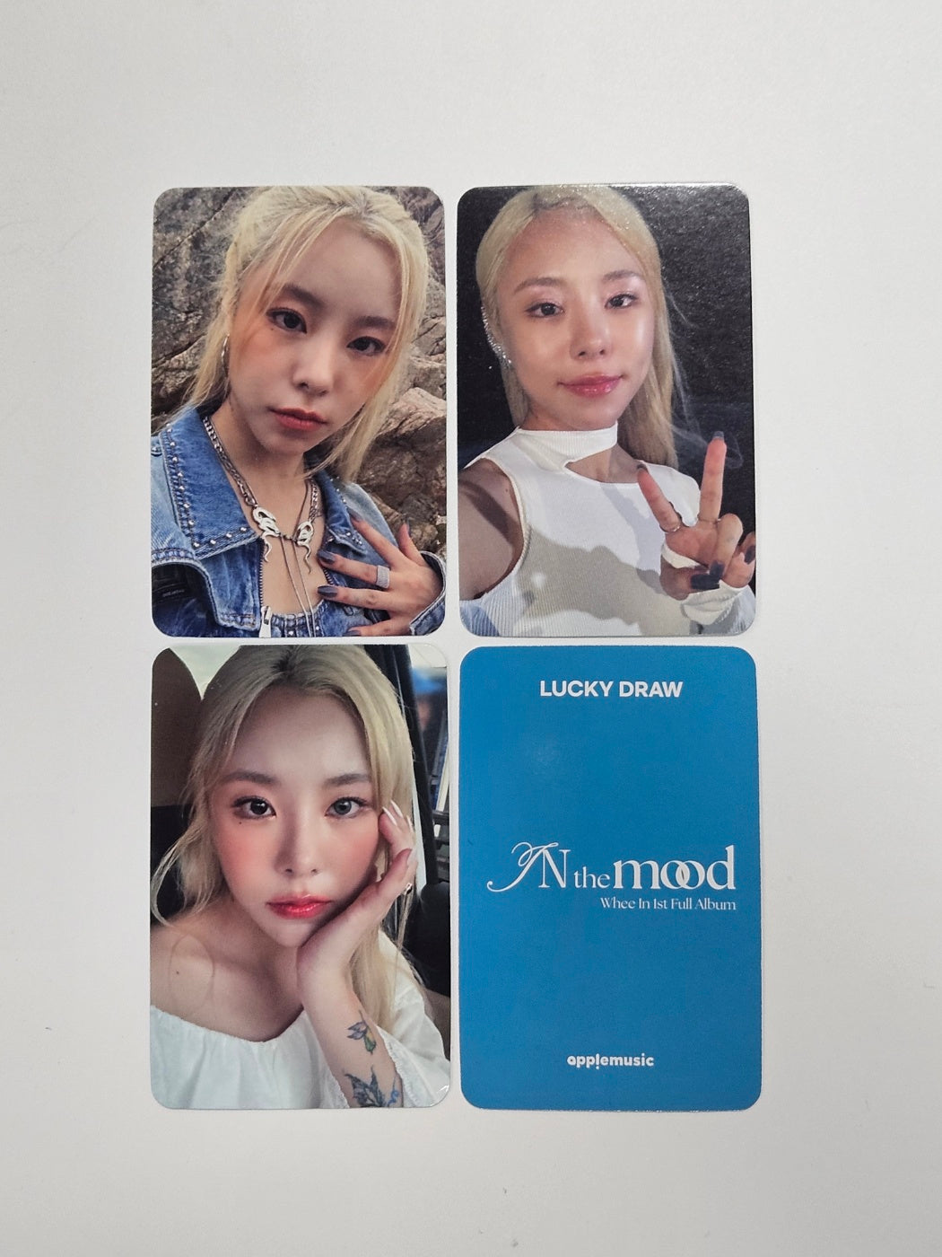 Whee In (Of Mamamoo) "IN the mood" - Apple Music Lucky Draw Event Photocard [23.10.18]