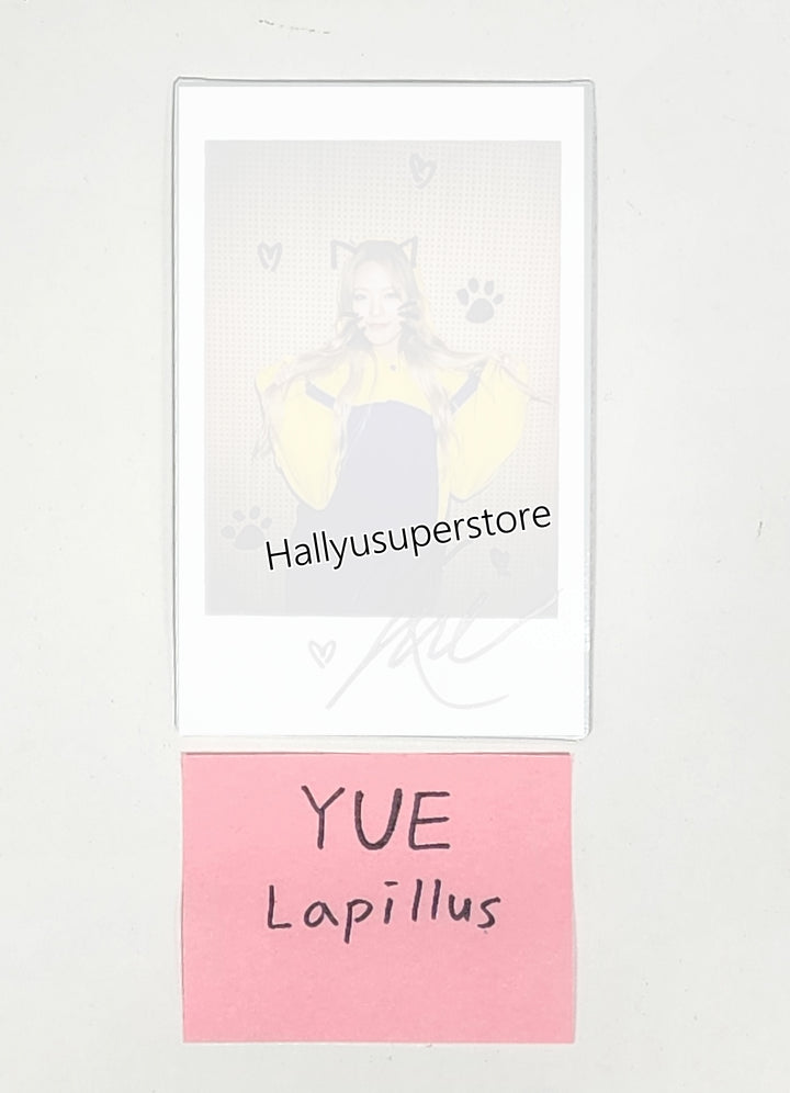 Yue (Of Lapillus) "GIRL's ROUND Part. 2" - Hand Autographed(Signed) Polaroid - HALLYUSUPERSTORE