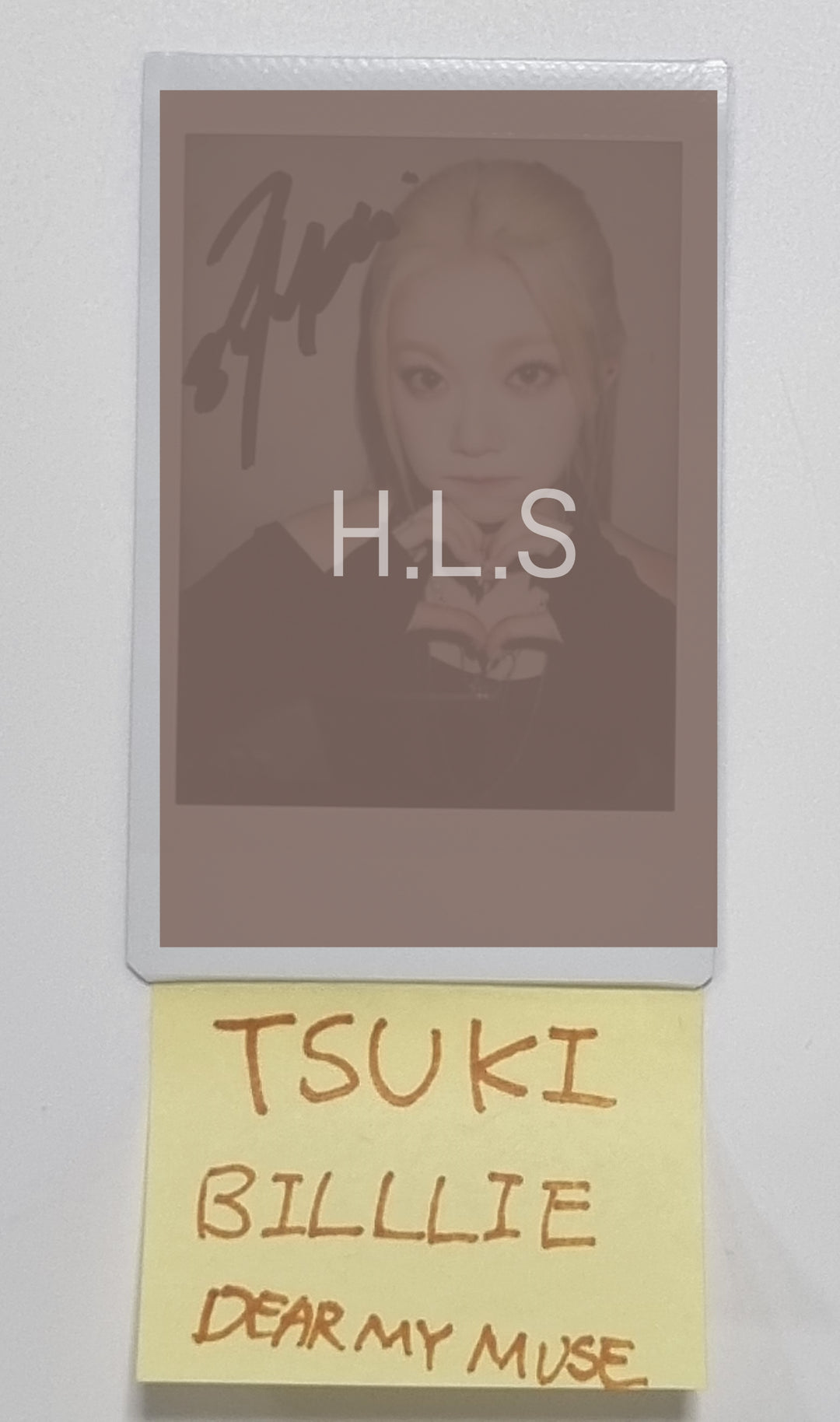 TSUKI (Of Billlie) "side-B : memoirs of echo unseen" - Hand Autographed(Signed) Polaroid [23.11.08]