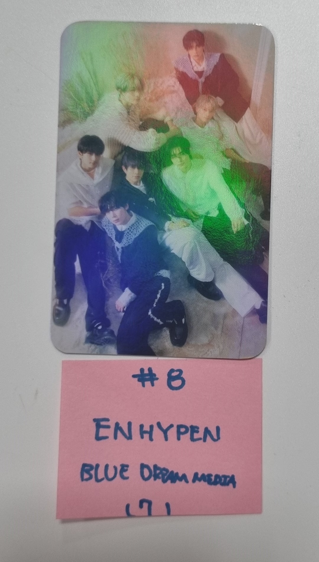 Enhypen "Orange Blood" 5th mini - Blue Drea Media Pre-Order Benefit Hologram Photocard [23.11.24]