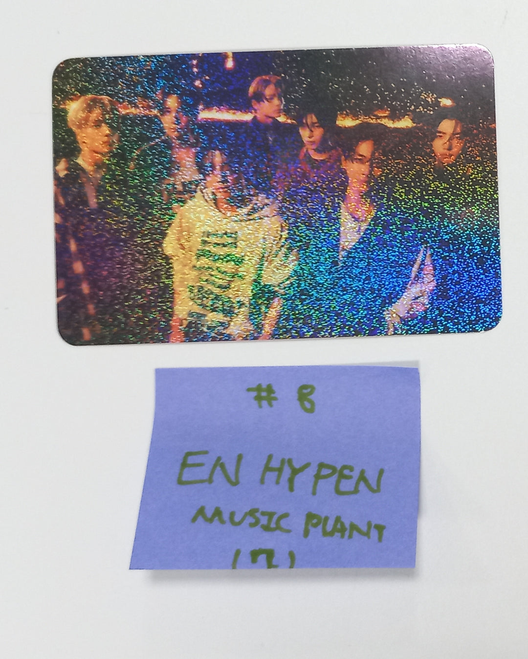 Enhypen  "Orange Blood" 5th Mini - Music Plant Pre-Order Benefit Glitter Photocard [23.11.29]