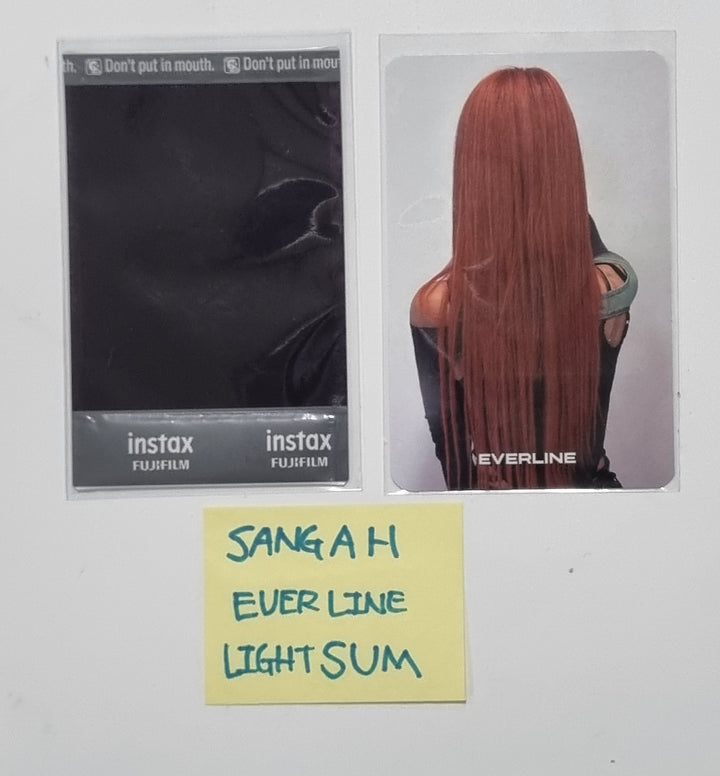 SANGAH (Of Lightsum) 'Honey or Spice' - Hand Autographed(signed) Polaroid+ Eveline Fansign Event Photocard [23.12.07]