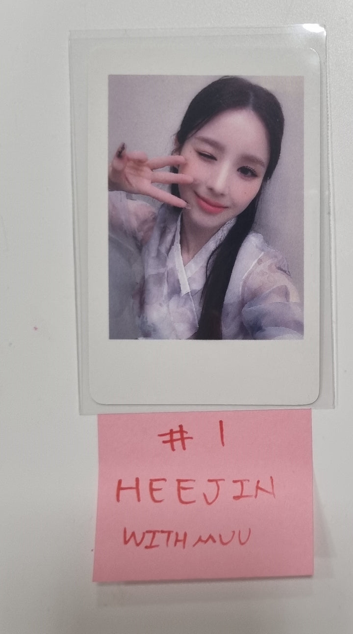 HeeJin "K" - Withmuu Fansign Event Polaroid Type Photocard [23.12.13]
