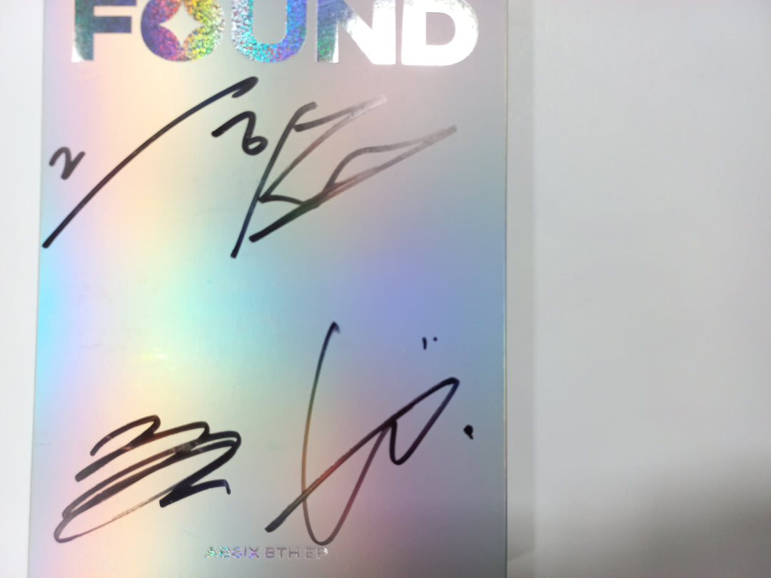 AB6IX "THE FUTURE IS OURS : FOUND" - Hand Autographed (Signed) Promo Album [24.1.30]