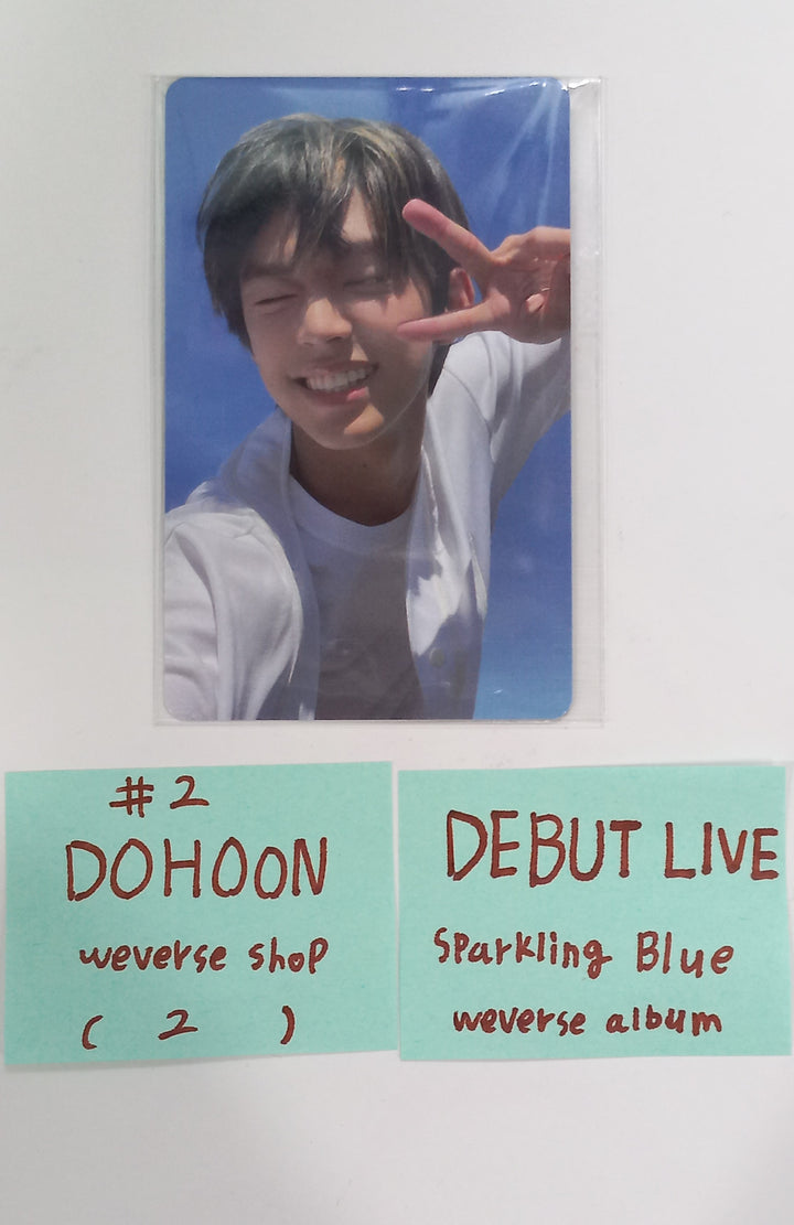 TWS "Sparkling Blue" 1st Mini - Weverse Shop Debut Live Event Photocard [Weverse Album Ver.] [24.1.31]