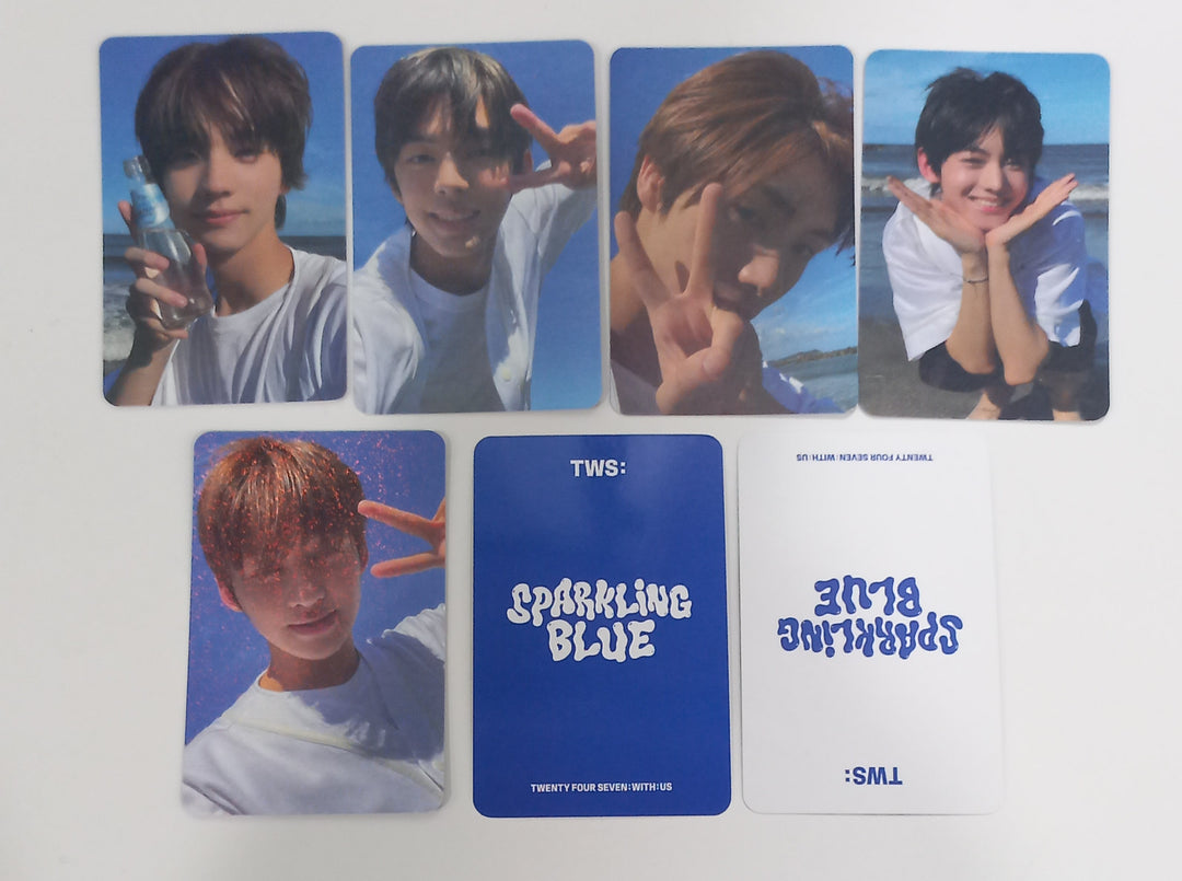 TWS "Sparkling Blue" 1st Mini - Music Plant Pre-Order Benefit Glitter Photocard [24.1.31]