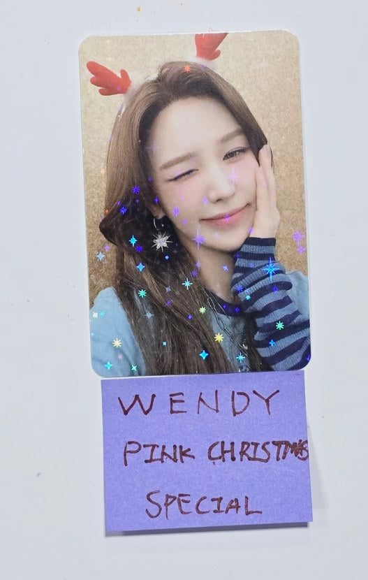 Wendy (Of Red Velvet) "Pink Christmas" - Official Trading Special Glitter Photocard [24.2.19]