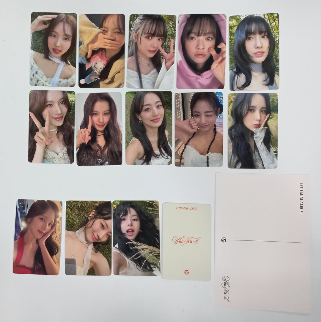 TWICE "With YOU-th" Mini 13th - JYP Shop Pre-Order Benefit Photocard [Restocked 2/28] [24.2.27]