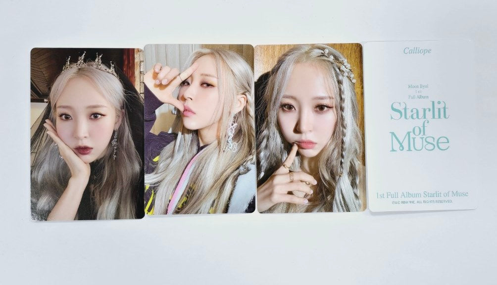 MOONBYUL "Starlit of Muse" - Official Photocard [Photobook Ver.] [24.3.4]