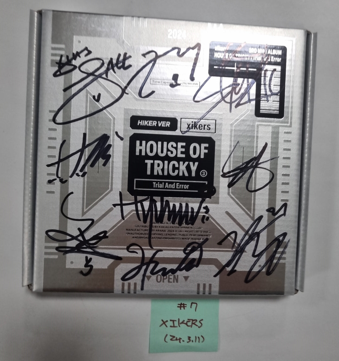 Xikers "HOUSE OF TRICKY : Trial And Error" - Hand Autographed(Signed) Promo Album [24.3.11]