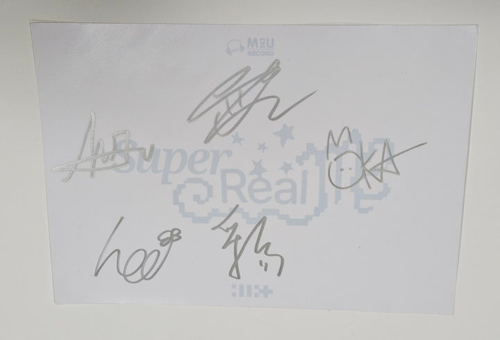 ILLIT "SUPER REAL ME" - Hand Autographed(Signed) Paper [24.4.15]