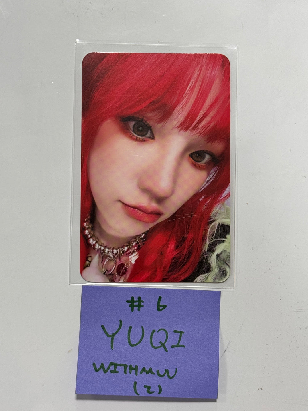 YUQI (Of (G) I-DLE) "YUQ1" - Withmuu Pre-Order Benefit Photocard [24.4.26]