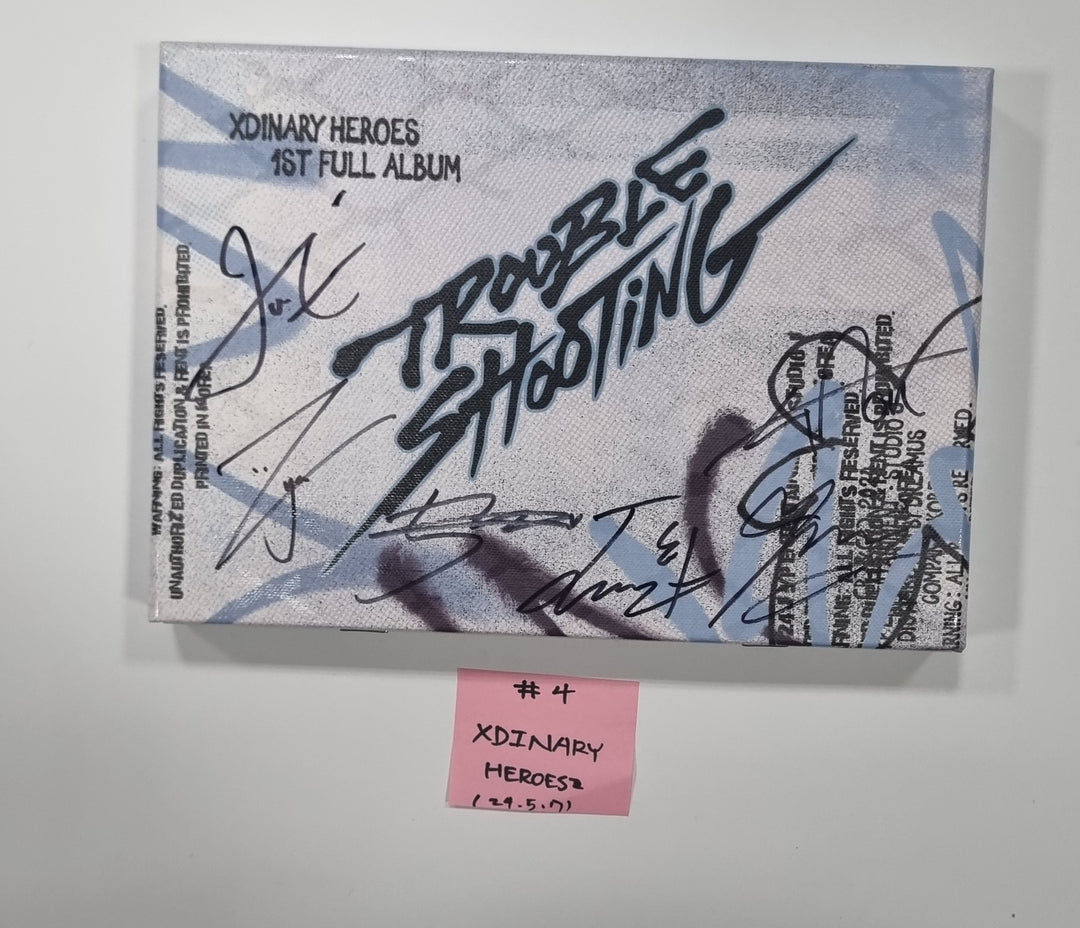 Xdinary Heroes "Troubleshooting" - Hand Autographed(Signed) Promo Album [24.5.7]