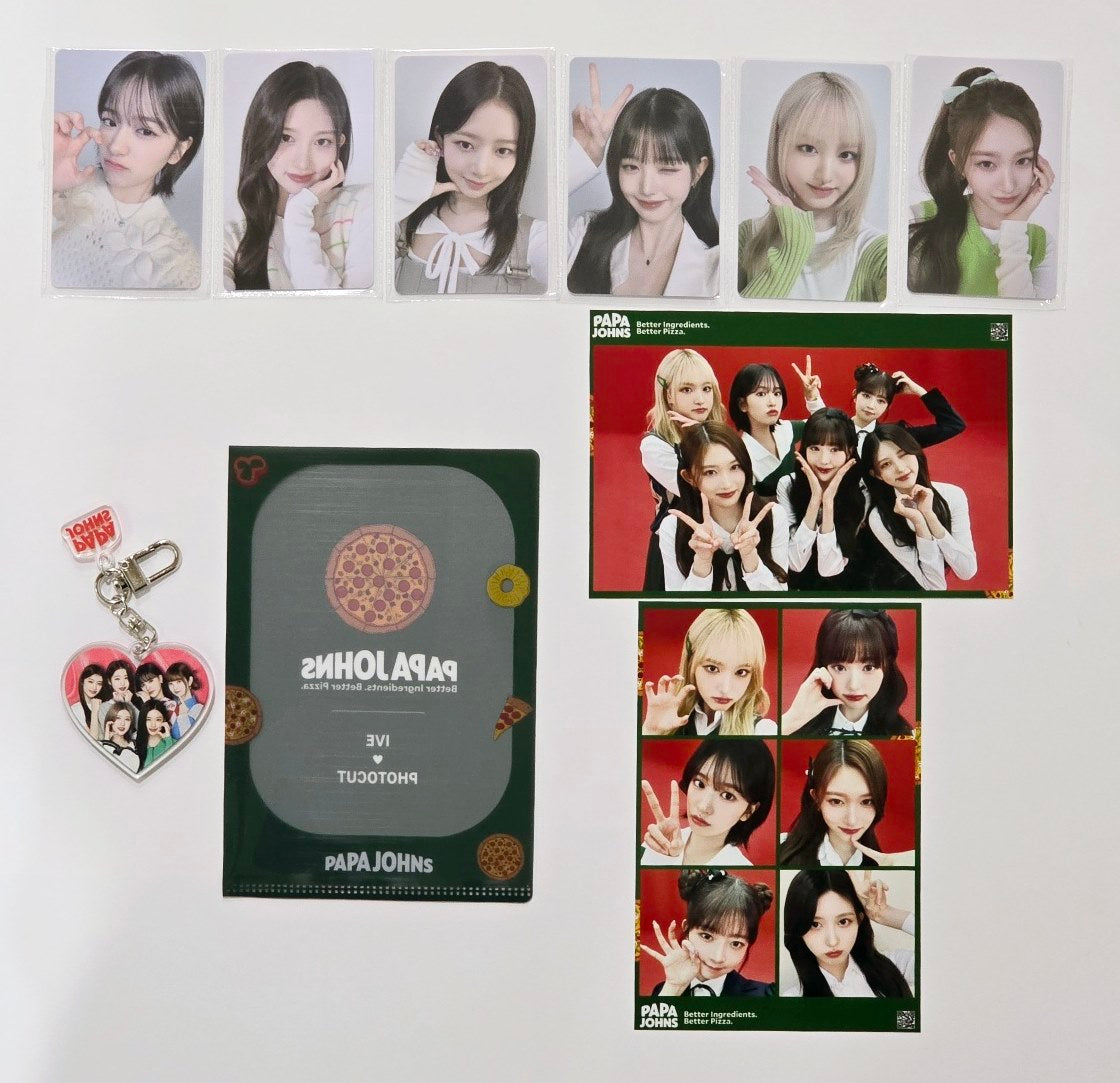 IVE - IVE papajohns フォトカード　セット IVE 