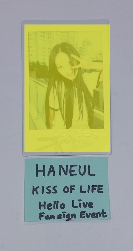 KISS OF LIFE ハヌル 直筆サイン入り ポラロイド チェキ Haneul (Of KISS OF LIFE) 