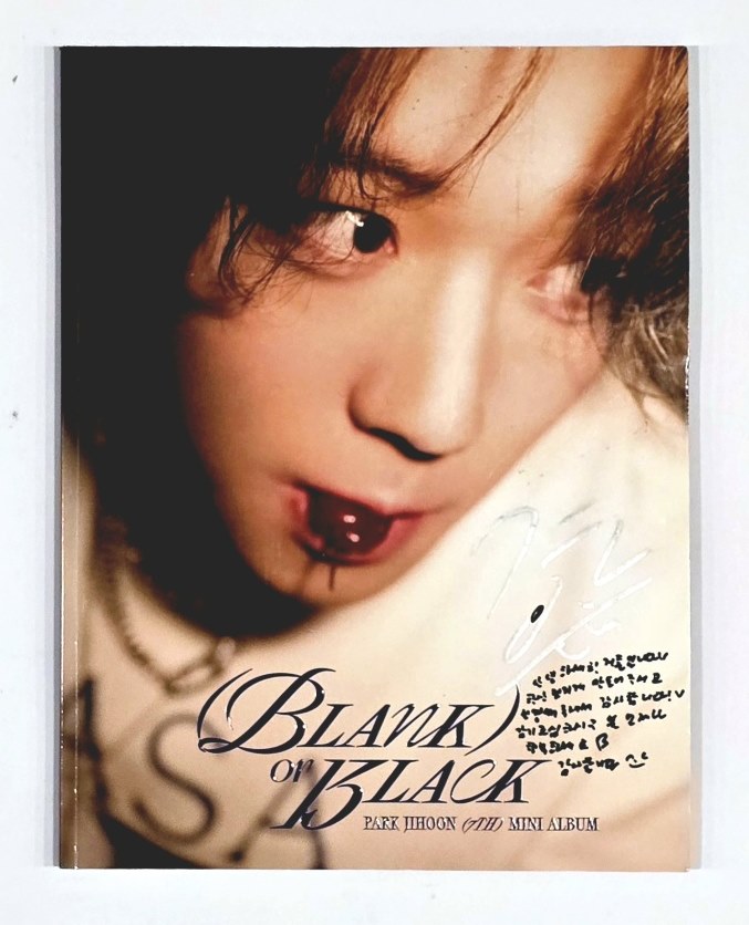 PARK JI HOON - Hand Autographed(Signed) Promo Album [24.8.14