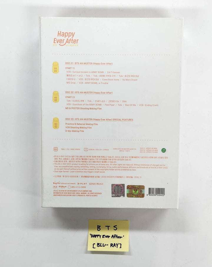 BTS "HAPPY Ever After" - 4th MUSTER Blu-Ray