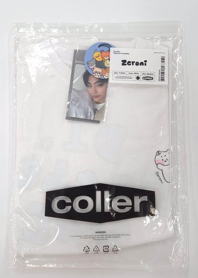 ZB1 X Line Friends square short-sleeved T-shirt (PARK GUNWOOK Size L )