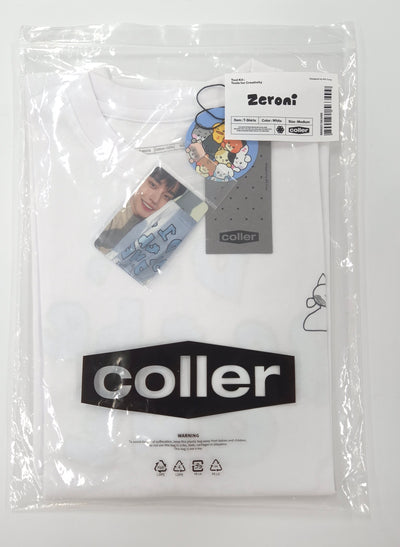 ZB1 X Line Friends square short-sleeved T-shirt (KIM JIWOONG Size L )