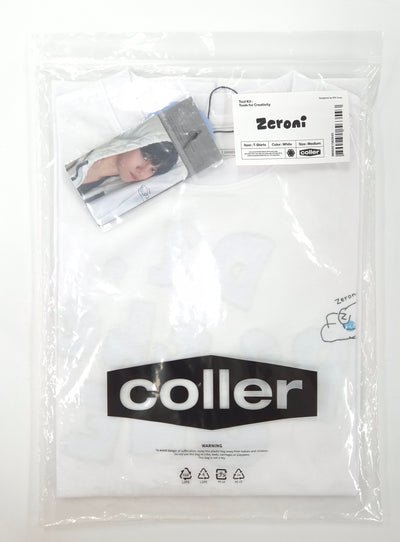 ZB1 X Line Friends square short-sleeved T-shirt (KIM GYUVIN Size M )