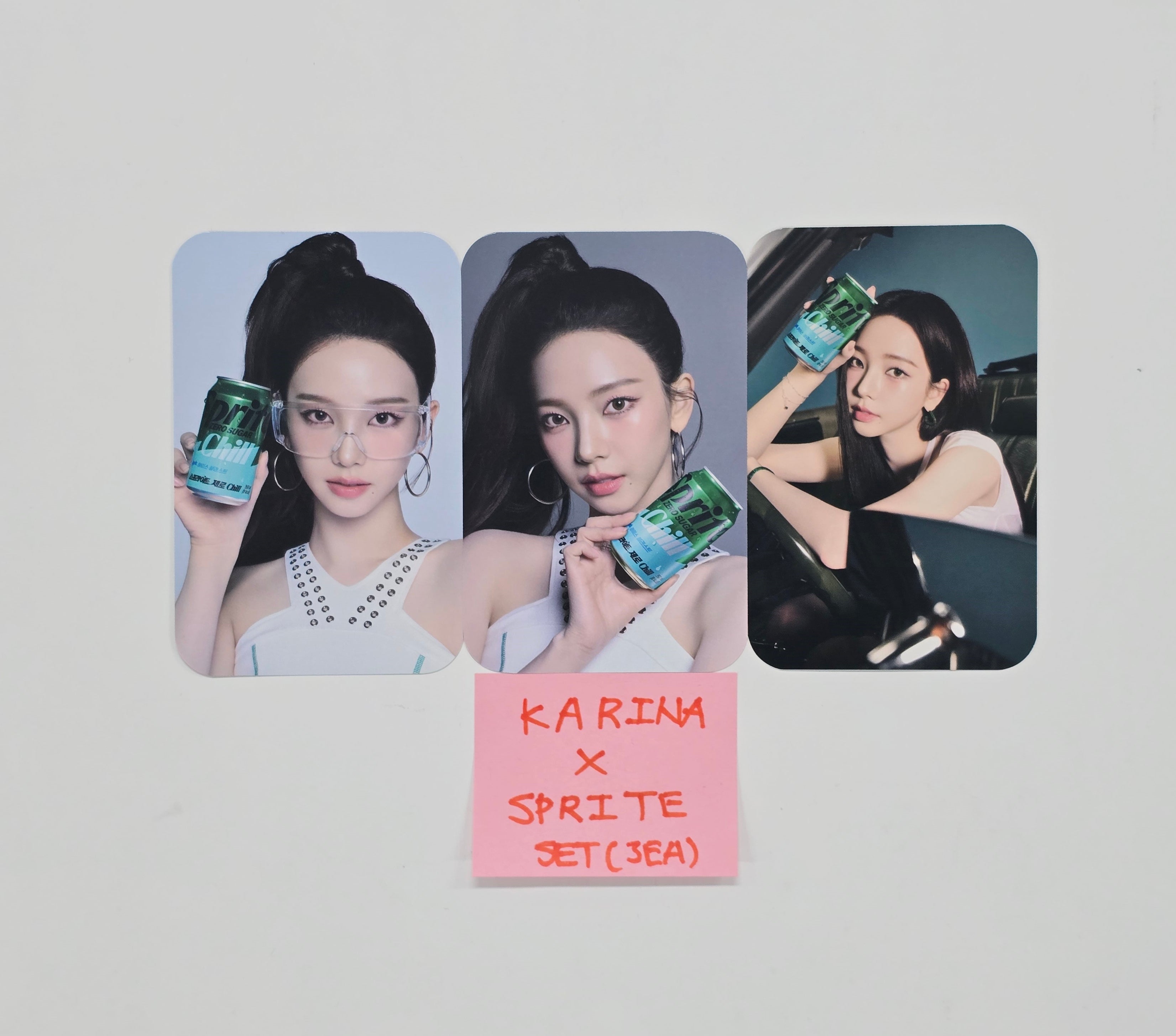 Karina (of Aespa) - Sprite Event Photocards Set (3EA) [25.12.31