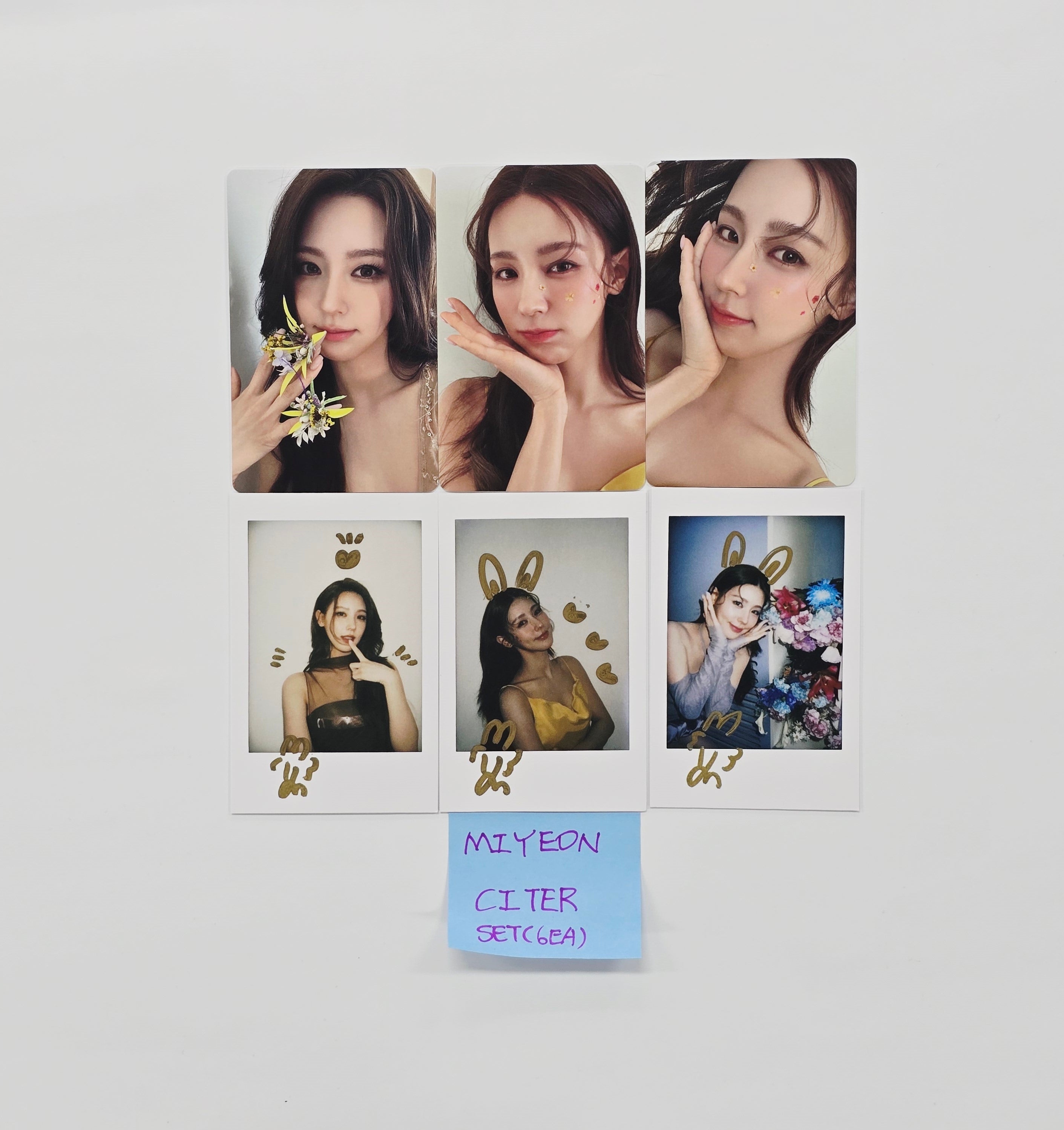 I-DLE MIYEON shuuemura 台湾限定 トレカ 6枚セット 公式 MIYEON (of I-dle) - CITER China Photocard set (6ea) [26.01.22