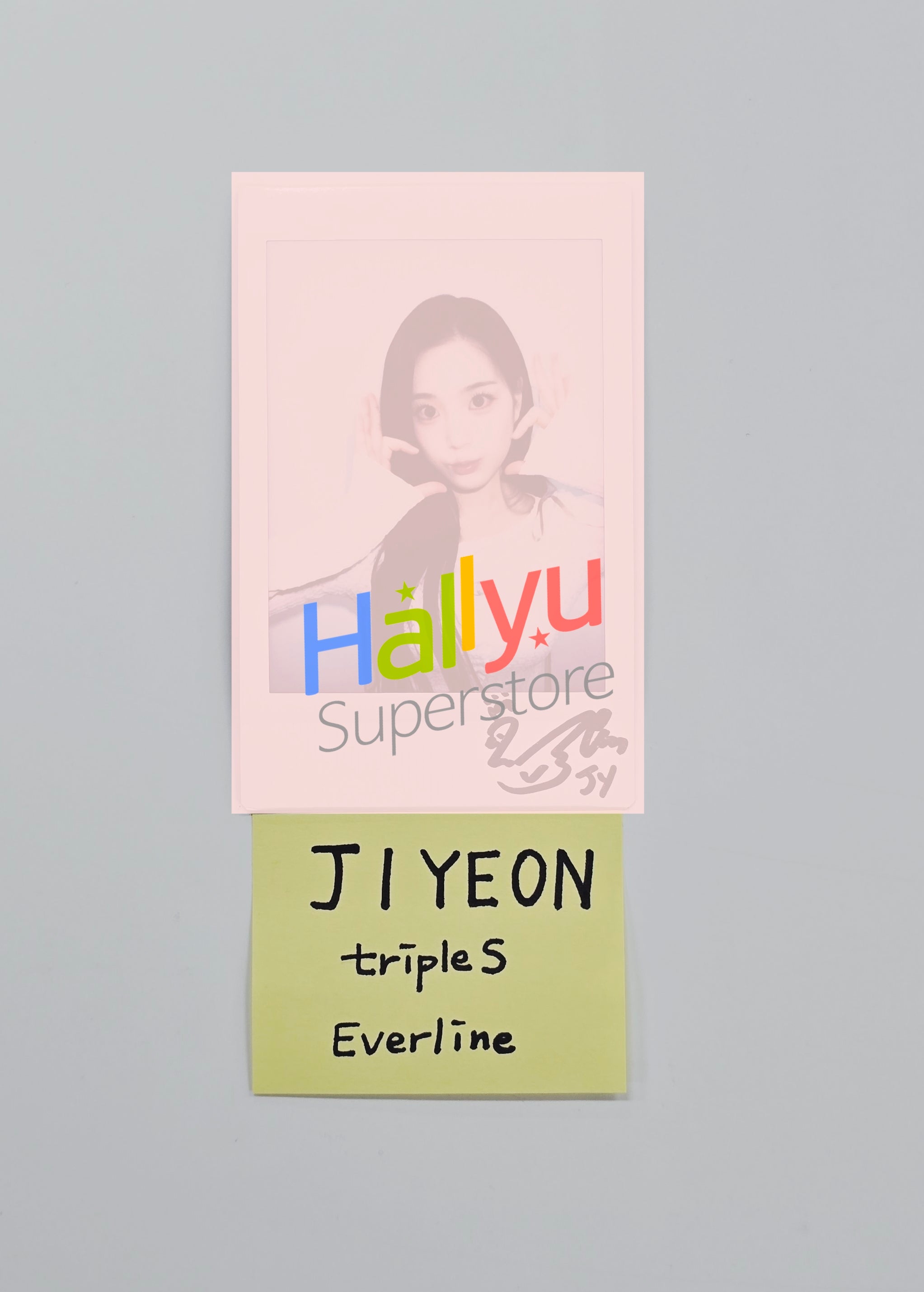JIYEON (of TripleS) - Hand Autographed(Signed) Polaroid [26.02.13