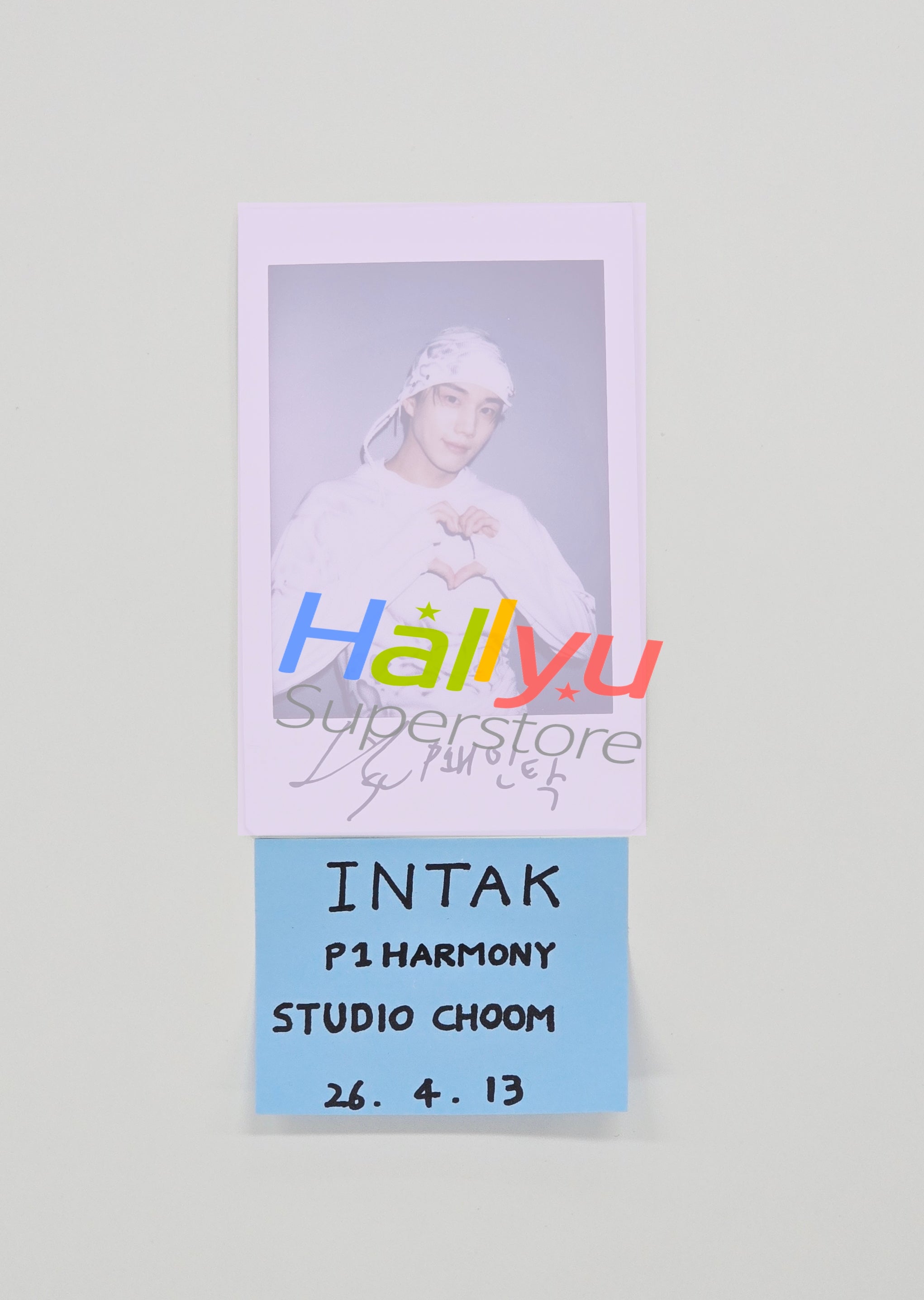 INTAK (of P1harmony) - Hand Autographed(Signed) Polaroid [26.04.13