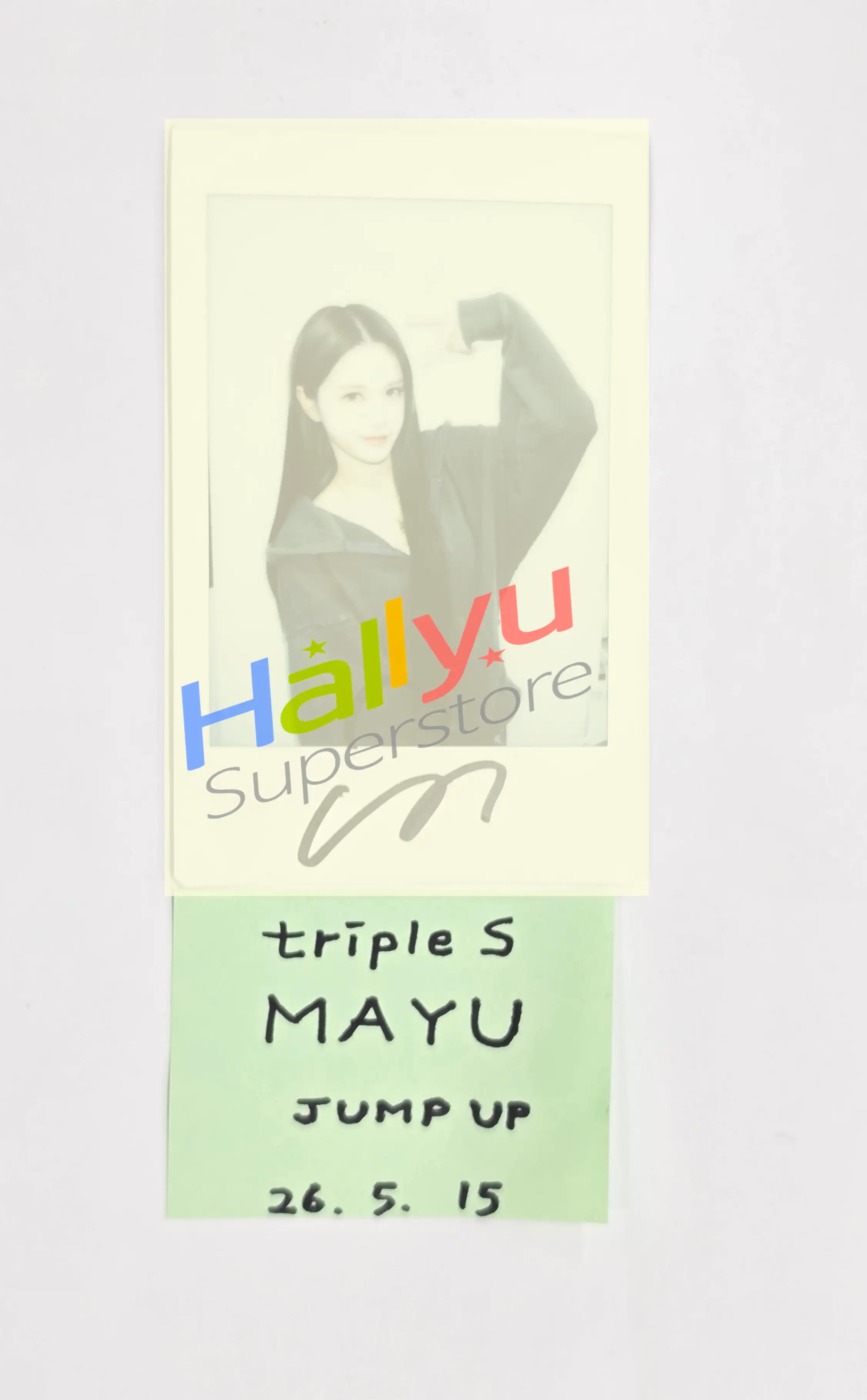 triples サイン会 当選 直筆 サイン チェキ ポラロイド マユ MAYU (of TripleS) - Hand Autographed(Signed) Polaroid [26.05.15