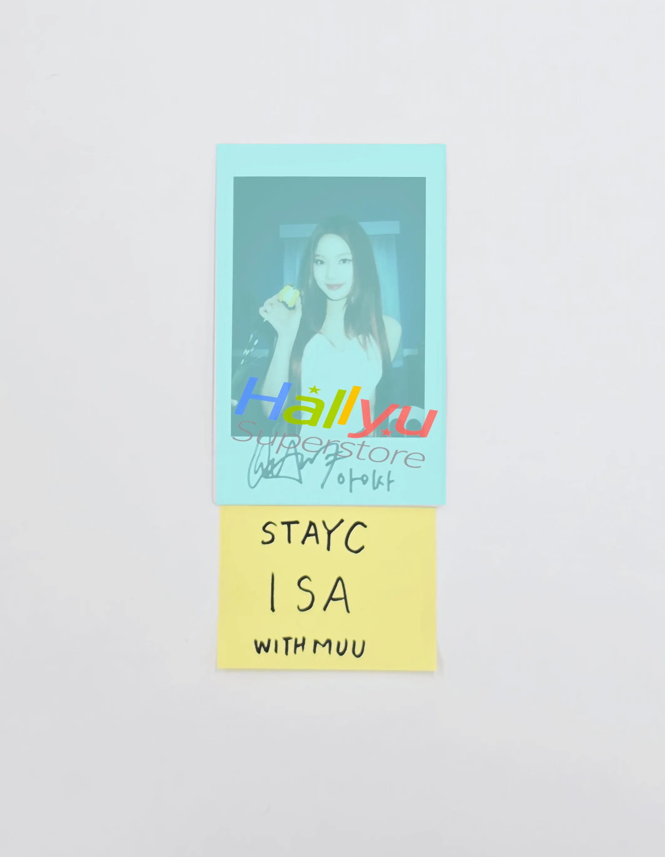 STAYC アイサ　サイン入り　ポラロイド　チェキ　ステイシー ISA (of StayC) - Hand Autographed(Signed) Polaroid [26.06.05