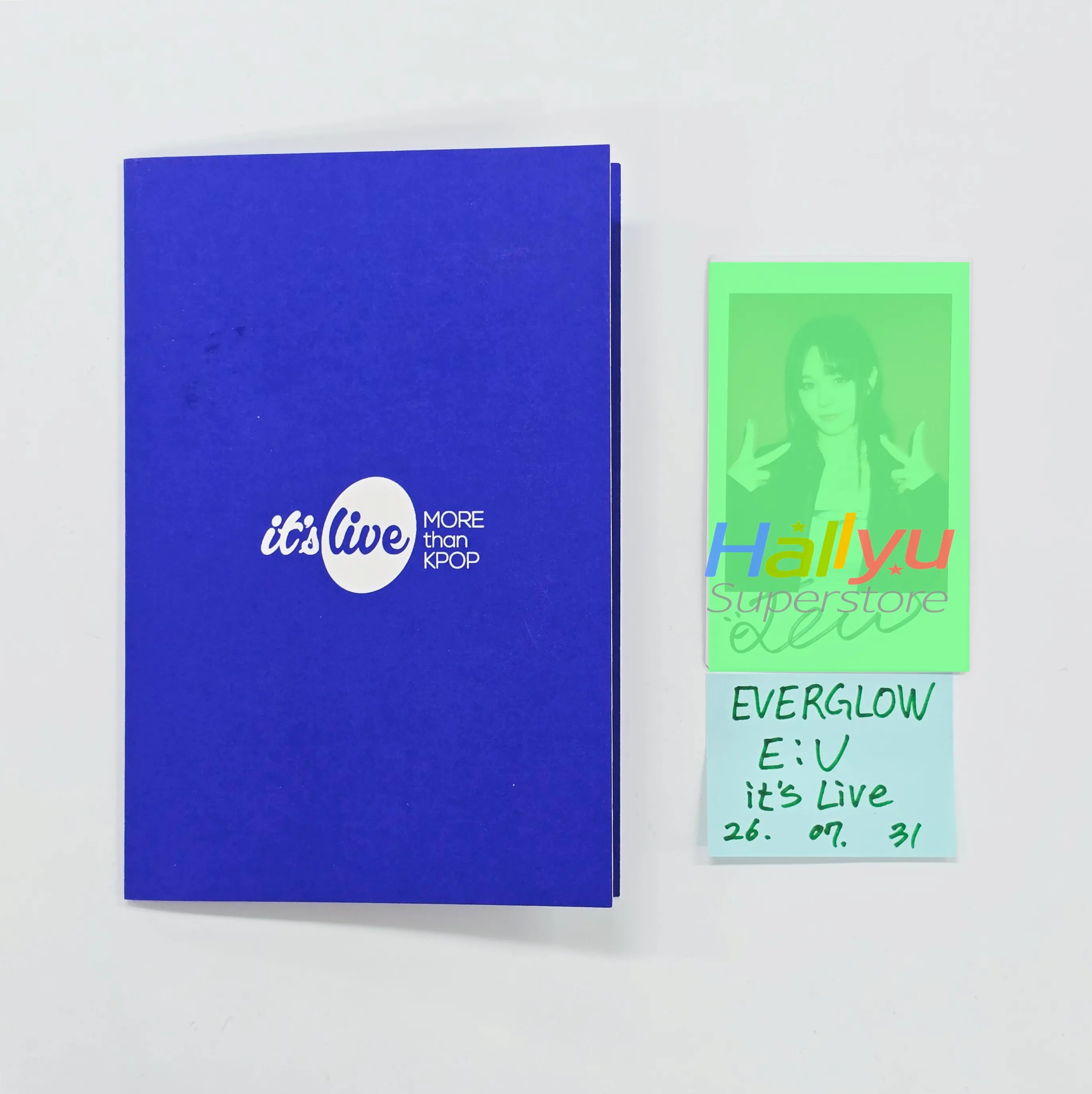 E:U (of Everglow) - Hand Autographed(Signed) Polaroid [26.07.31