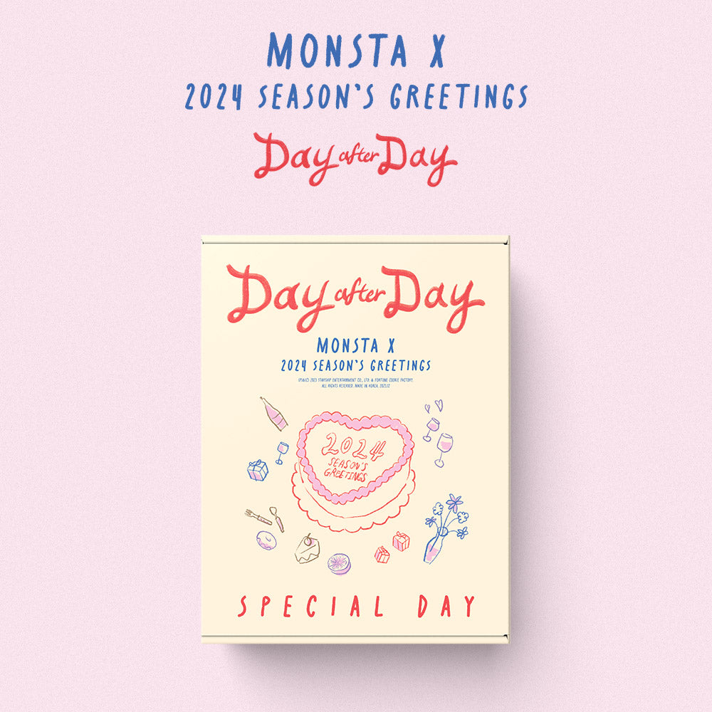 Monsta X - Monsta X 2024 Season's Greetings "Day after Day" (Choose Version) - HALLYUSUPERSTORE