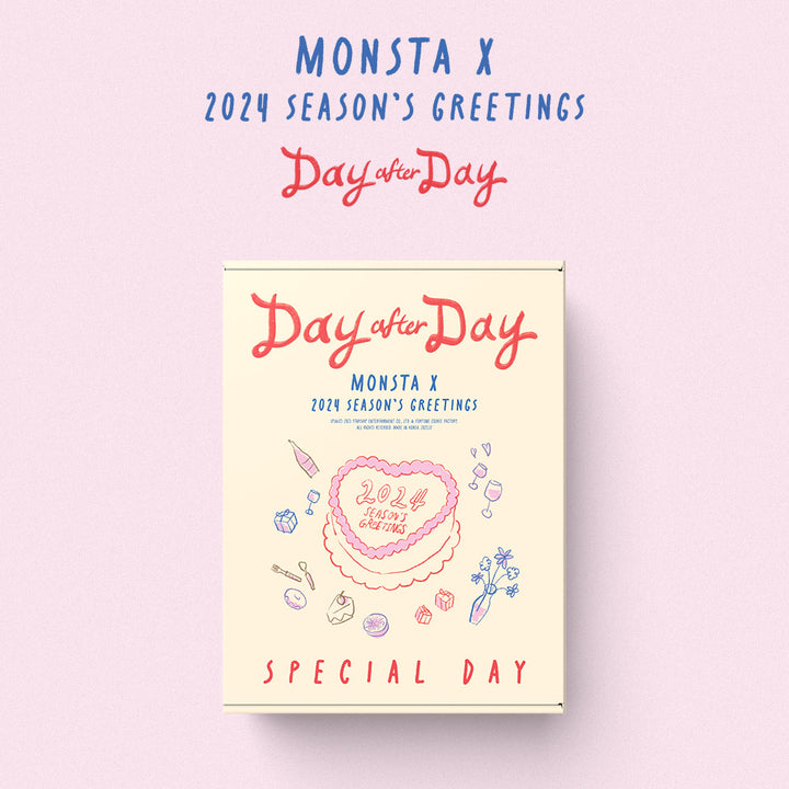 Monsta X - Monsta X 2024 Season's Greetings "Day after Day" (Choose Version) - HALLYUSUPERSTORE